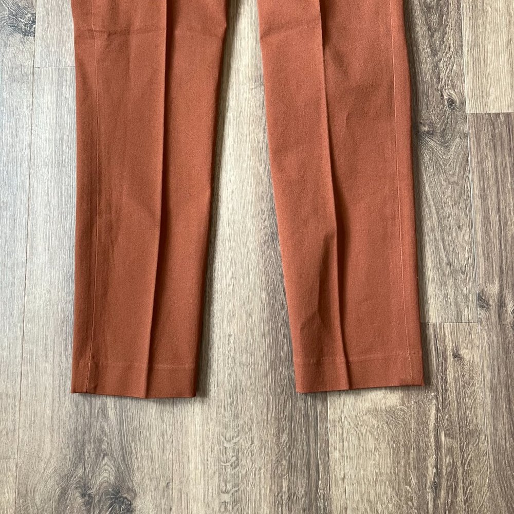 Worn once On The Go Ankle Slim Straight Pants In Bronze Glow Size  M - Picture 7 of 14